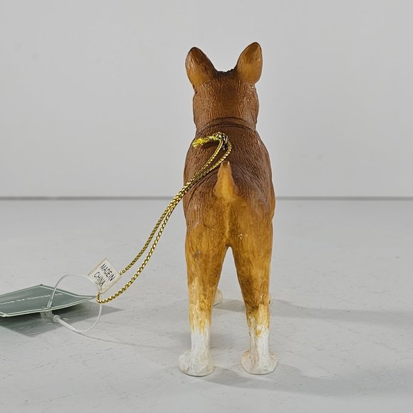 St Nicholas Square Boxer Dog Christmas Ornament New With Tag - Picture 4 of 7